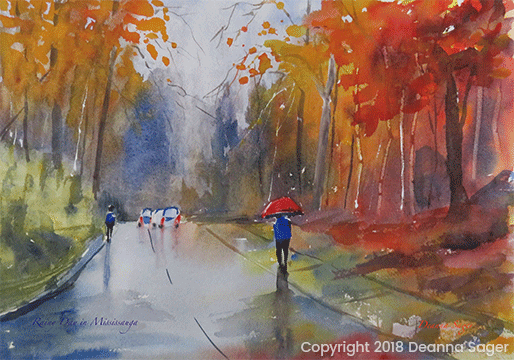 Rainy Day in Mississauga